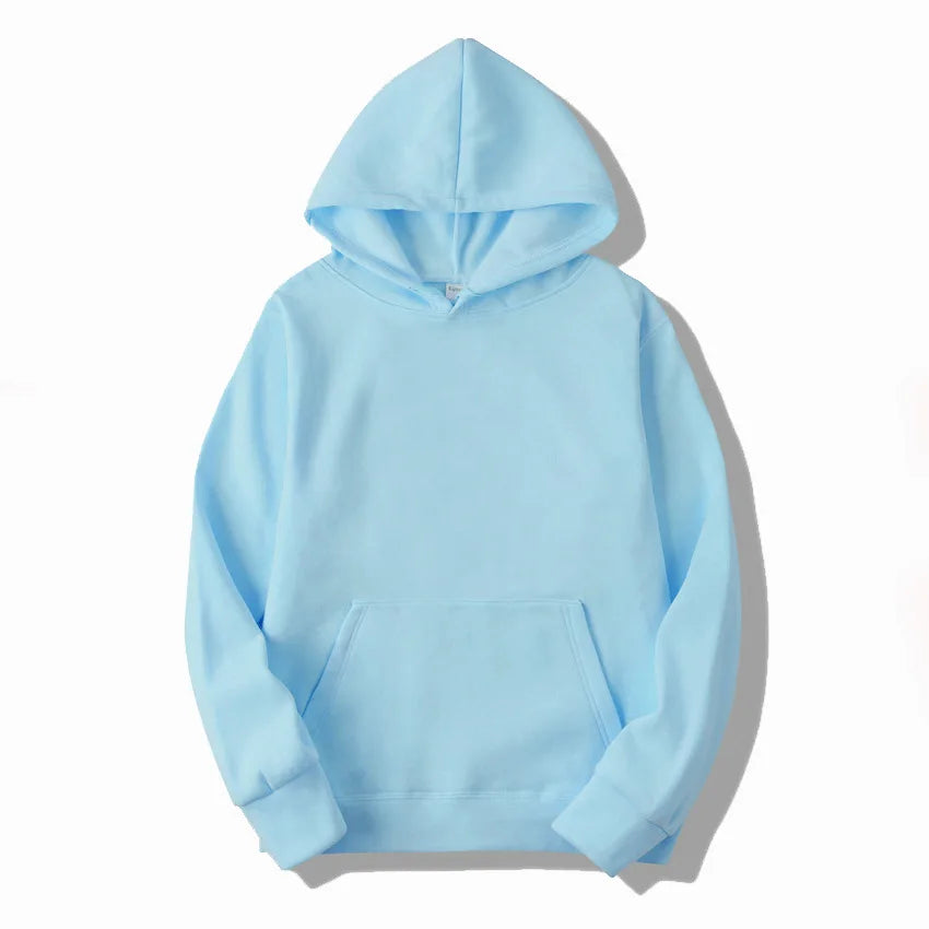 Fashion Men's Women's Hoodies Spring Autumn Winter Casual Hoodies Sweatshirts Men Tops Solid Color Hoodie Sweatshirt Male