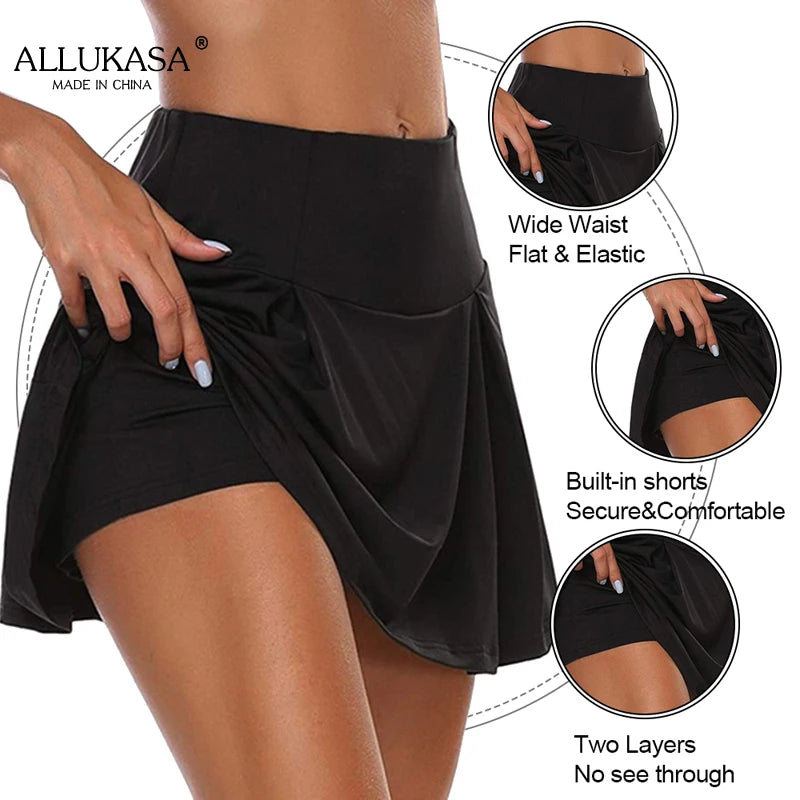 Shorts de sport décontractés, jupes, shorts de course, shorts de survêtement respirants pour femmes, pantalons courts sexy taille haute, shorts de jogging d'extérieur