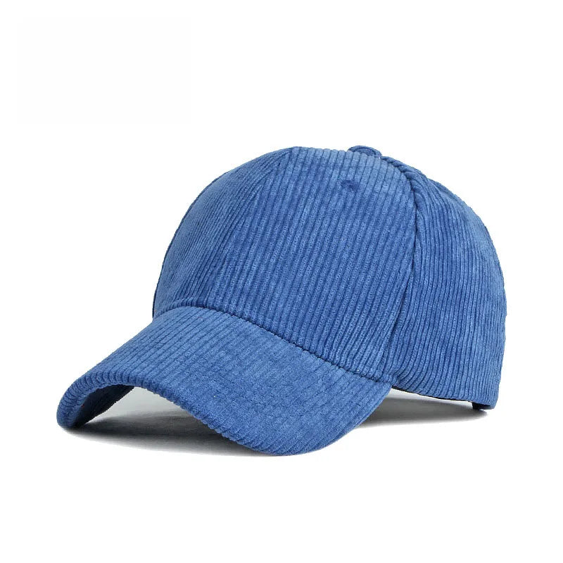 Head Suede Baseball Caps For Men Women Autumn Winter Solid Retro Snapback Hip Hop Hat Unisex Street Adjustable Sun Visor Caps