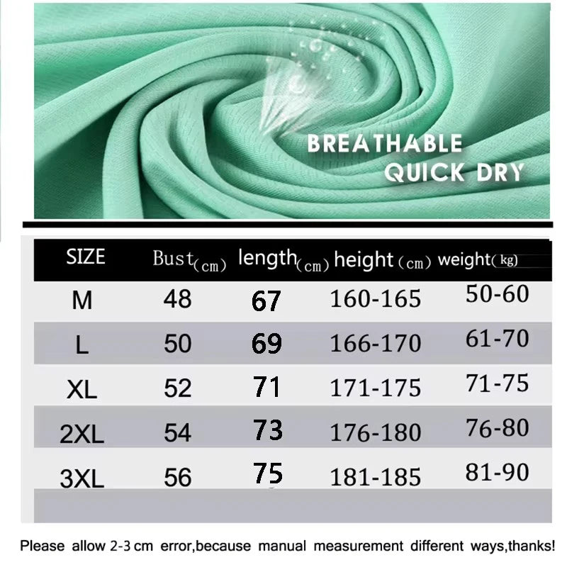 Quick Dry Men Running T-shirt Fitness Sports Top Gym Training Shirt Breathable Jogging Casual Sportswear